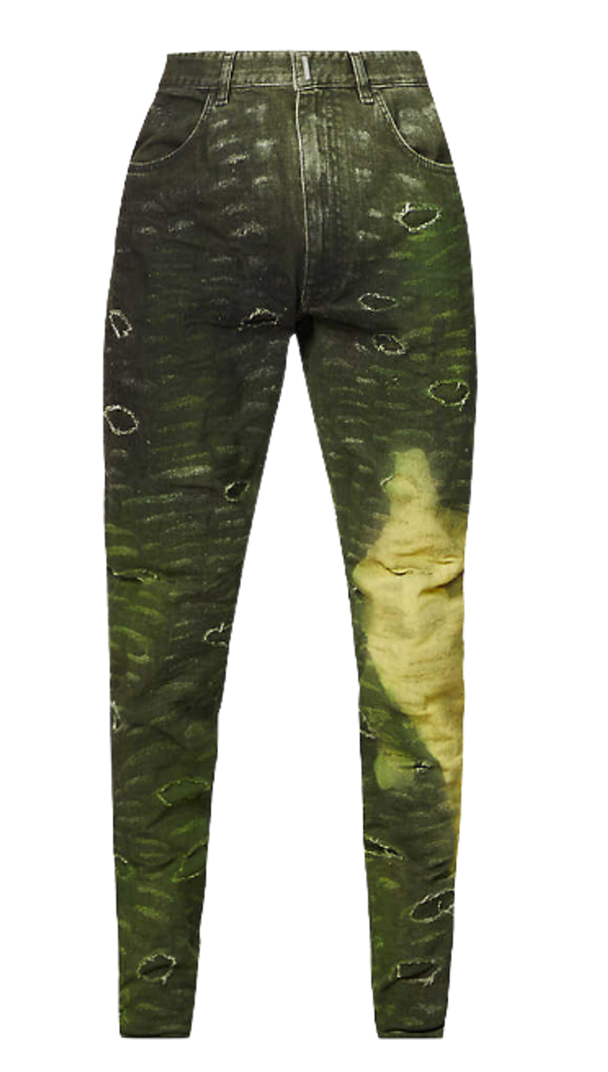 Givenchy Faded-Wash Regular-fit Cotton-Blend Denim Jeans