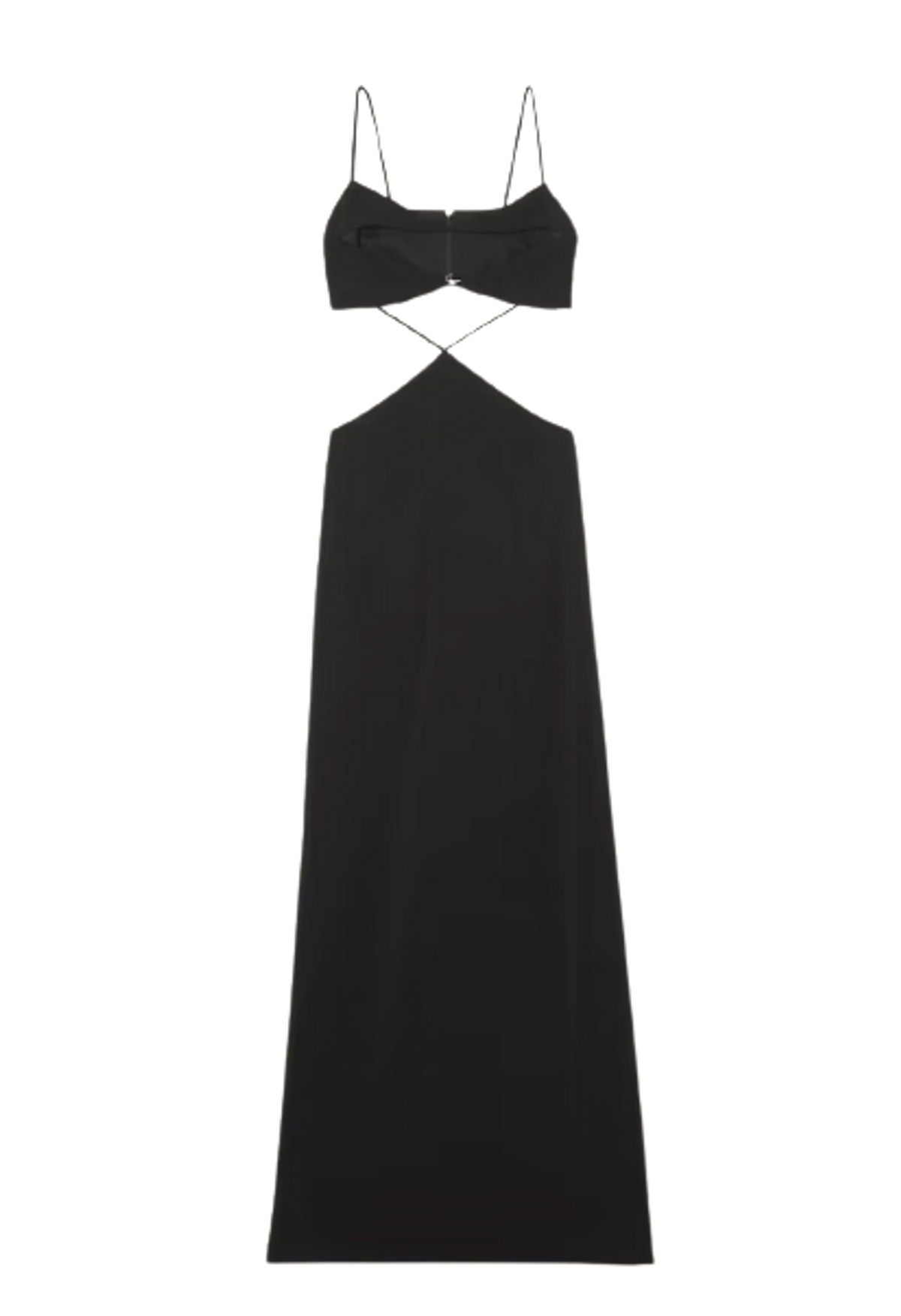 Monot Cutout Crepe Halterneck Dress