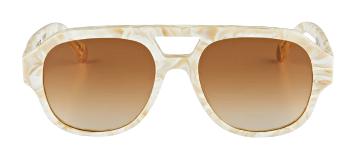 Oscar and Frank Le Style Beige Tort Sunglasses