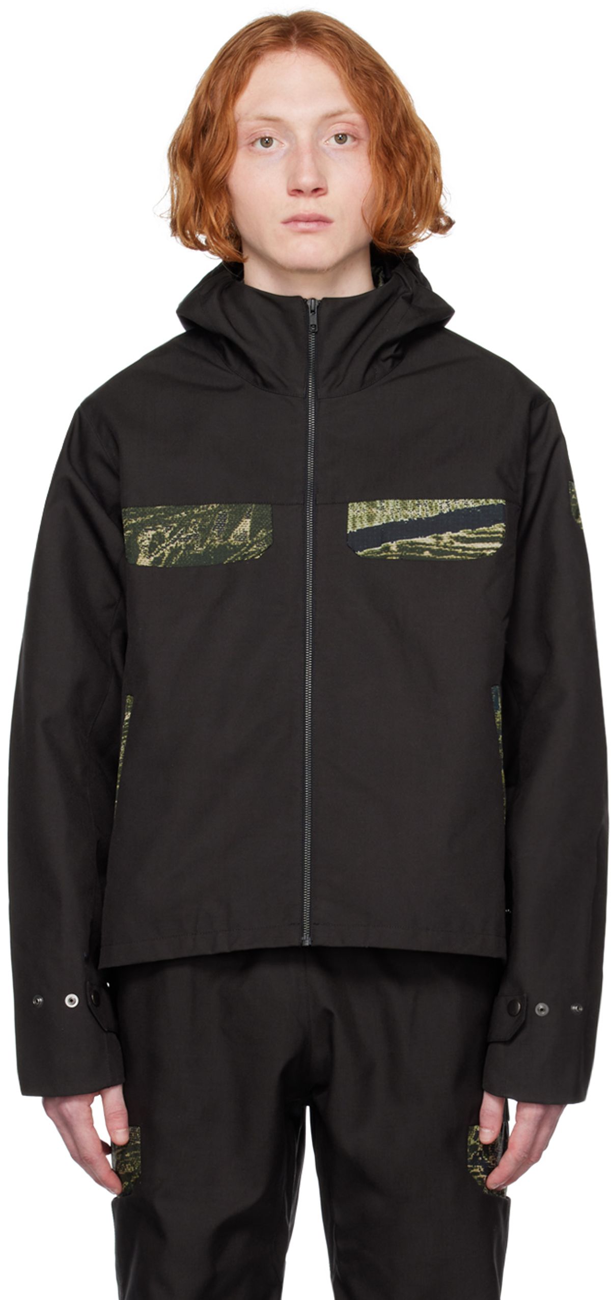Olly Shinder Black Reverse Welded Jacket