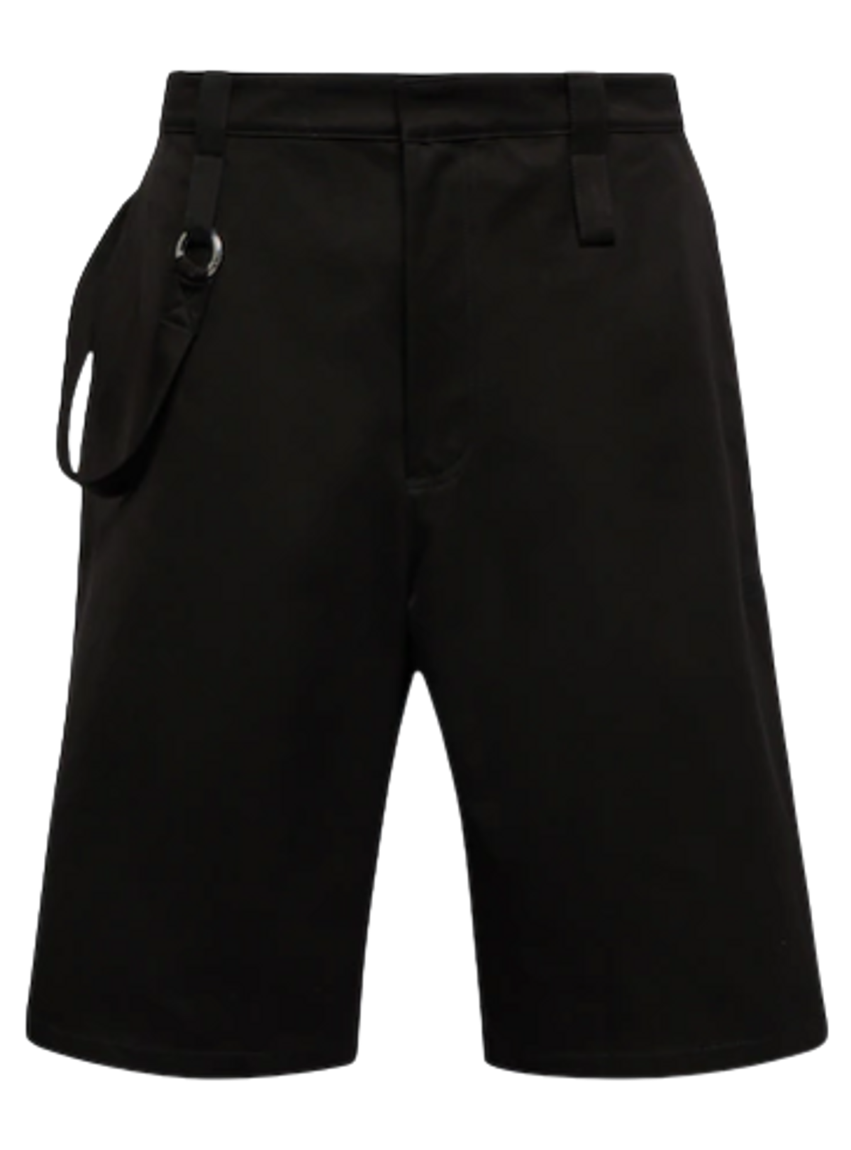 Bottega Veneta Black Cotton Twill Shorts