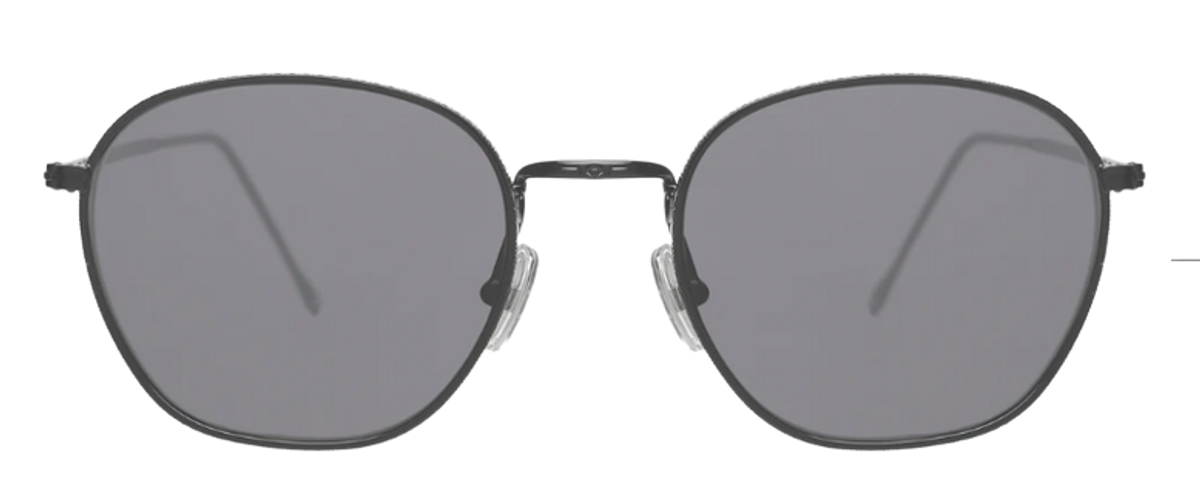 Illesteva Prince Black Grey Flat Sunglasses