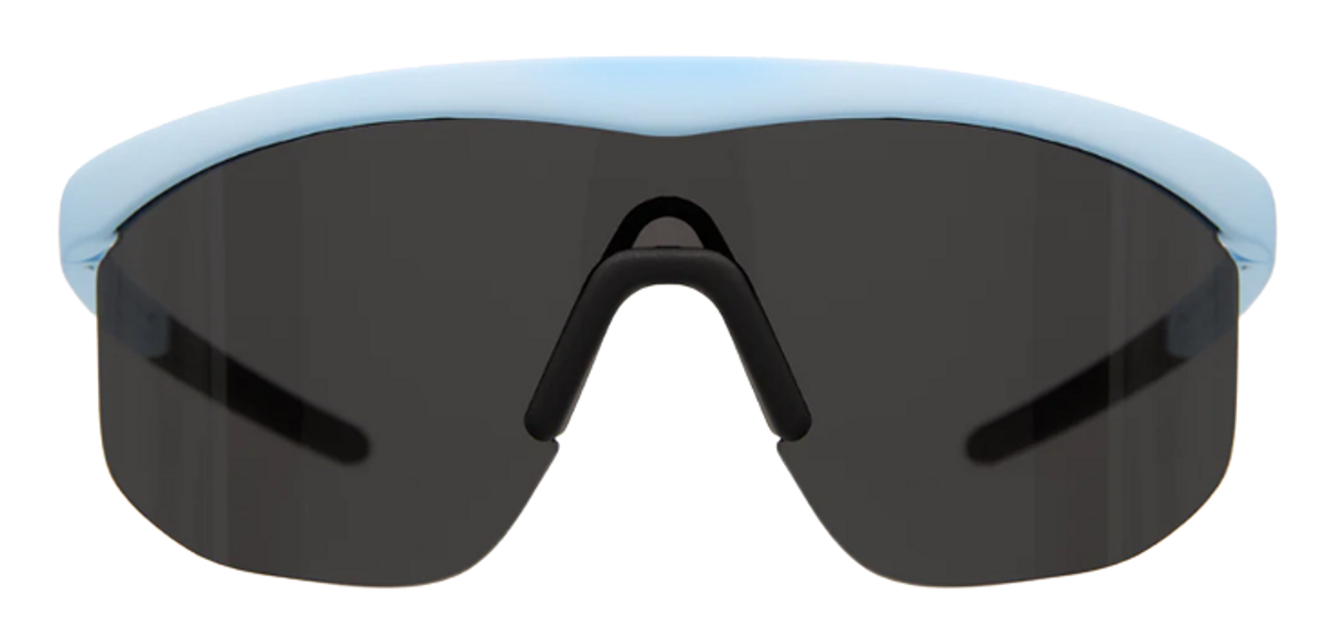 Illesteva Managua Matte Baby Blue Grey Sunglasses