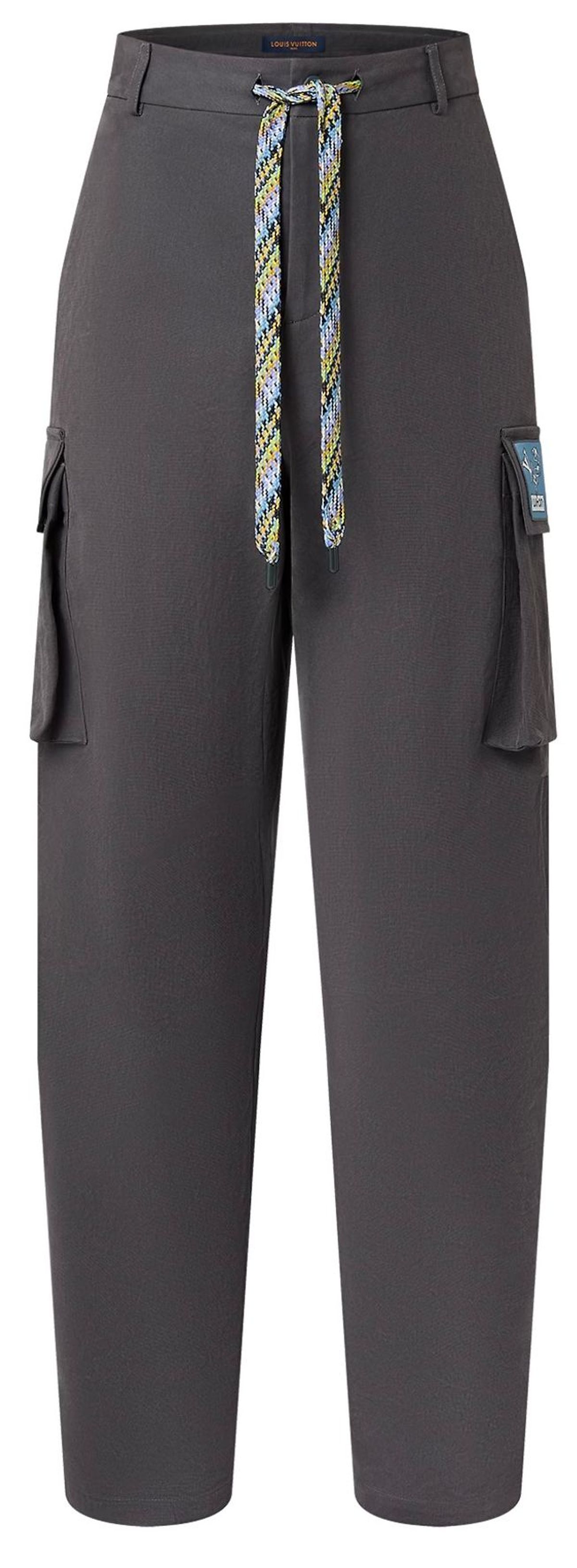 Louis Vuitton Dark Grey Relaxed Cargo Pants