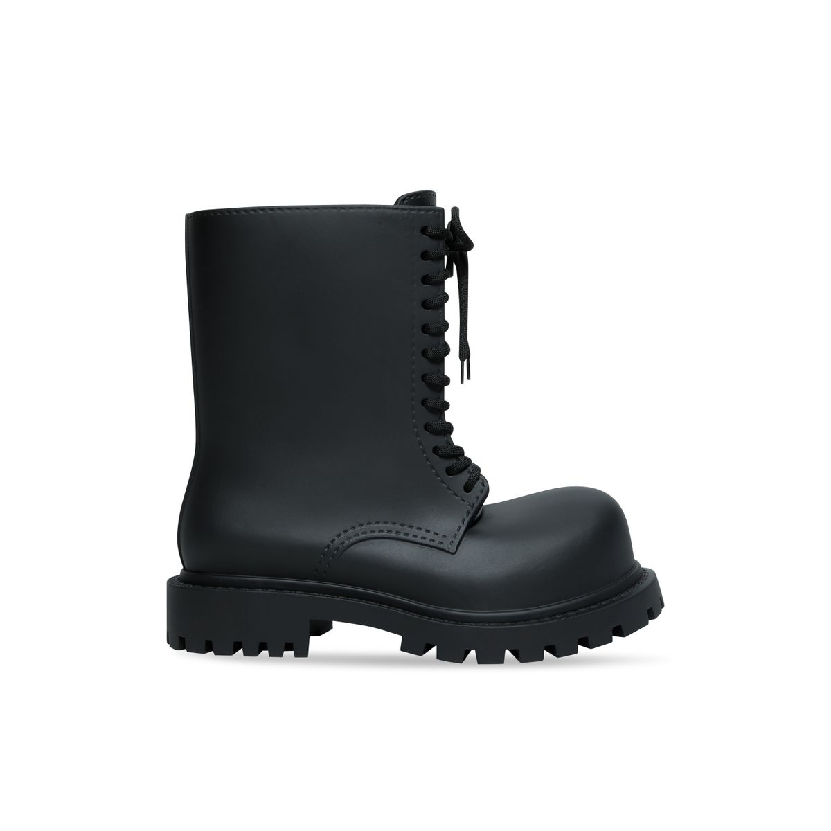 Balenciaga Black Steroid Oversized Army Boots