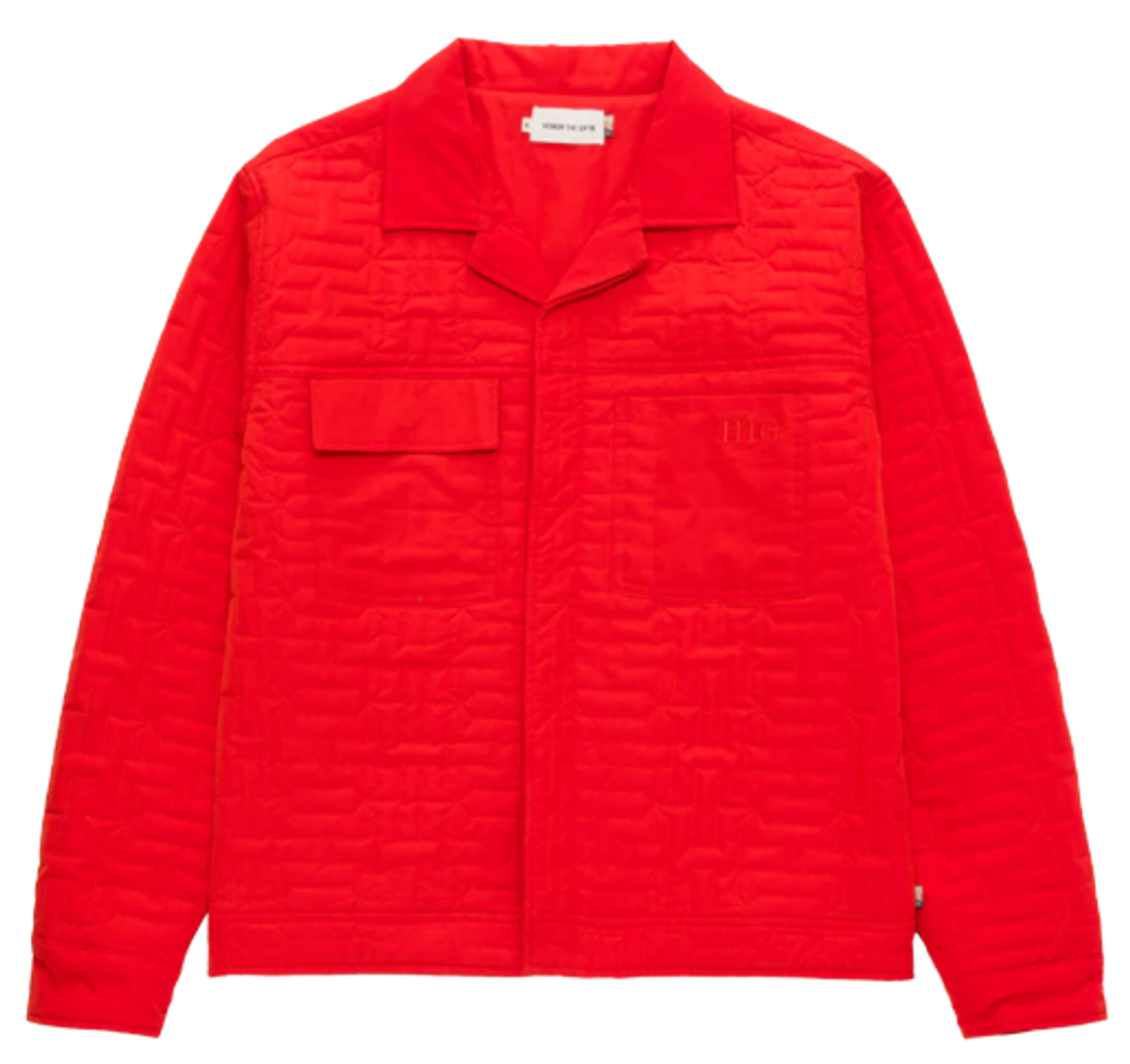 Honor The Gift Quilted Orange Jacket