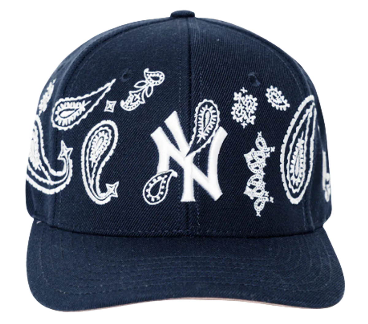 Cease±Desist Paisley City Tour Navy Fitted Cap