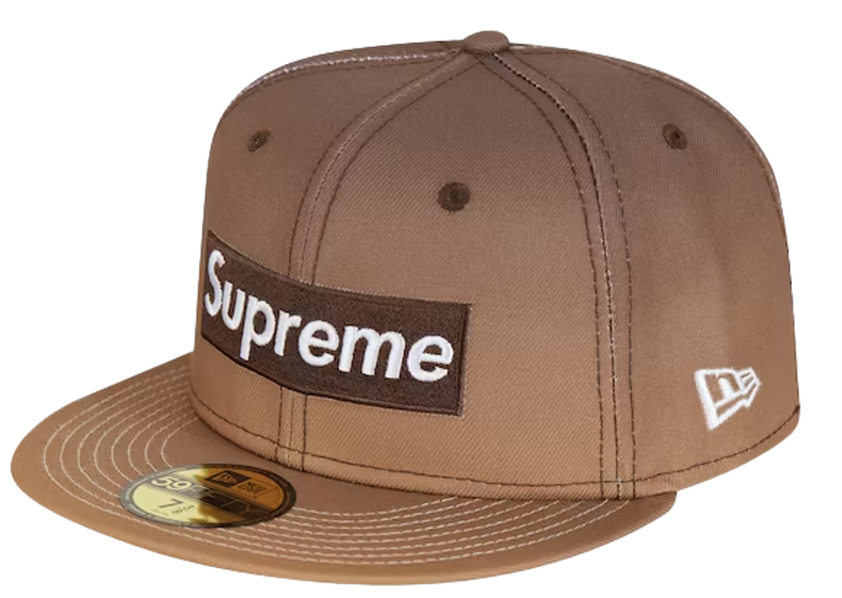Supreme × New Era Gradient Box Logo Brown Cap WHAT’S ON THE STAR?