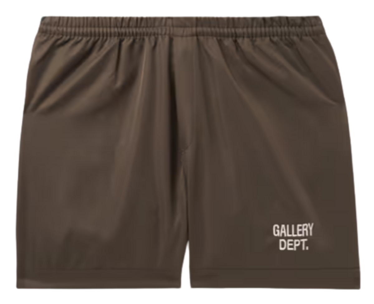 Gallery Dept. Zuma Straight Leg Embroidered Cotton Jersey Shorts