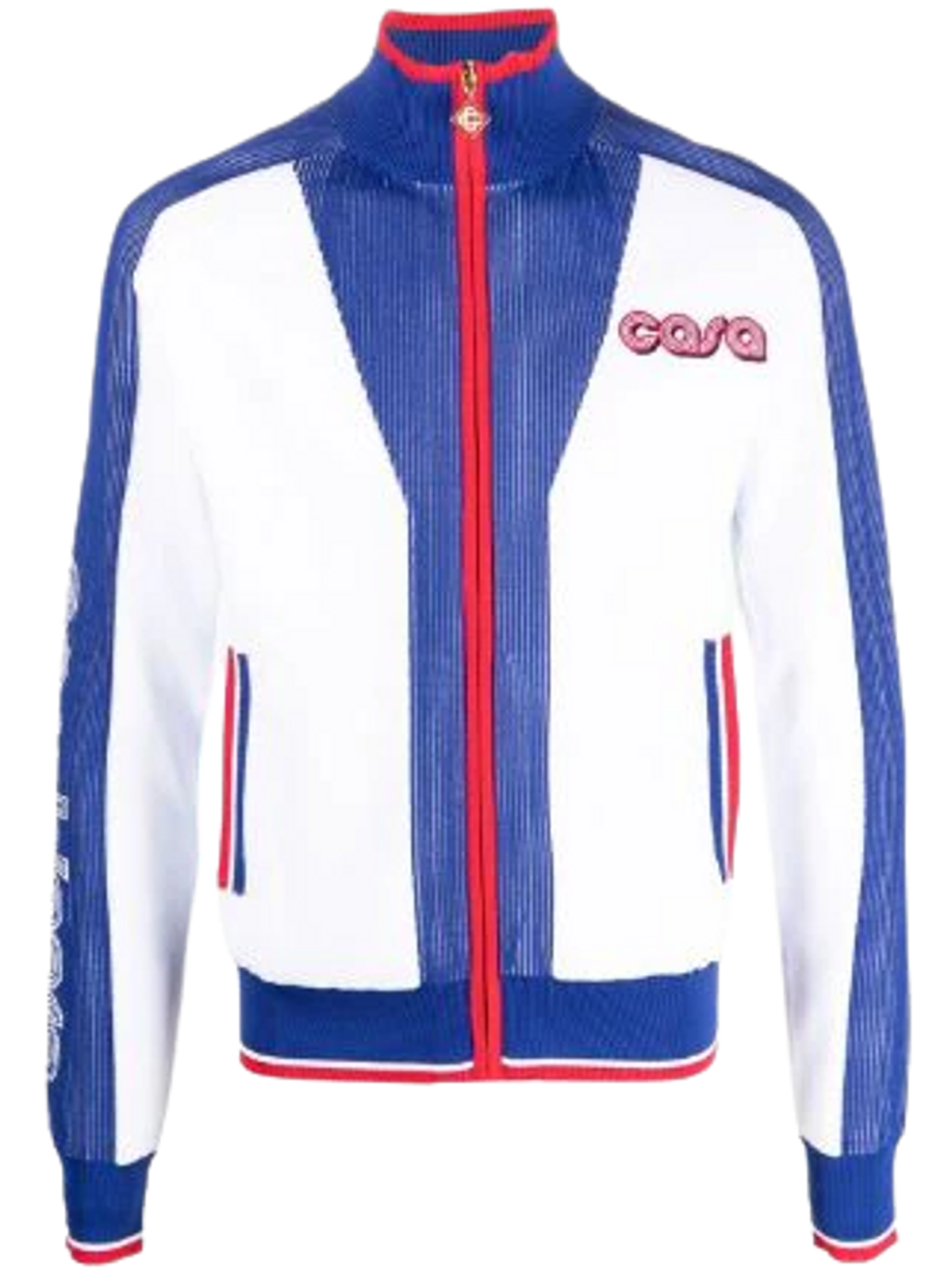 Casablanca Tech Knit White Track Suit Jacket