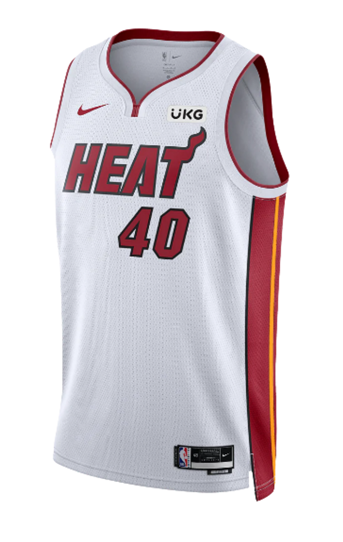 Miami Heat Udonis Halsem White Logo Jersey