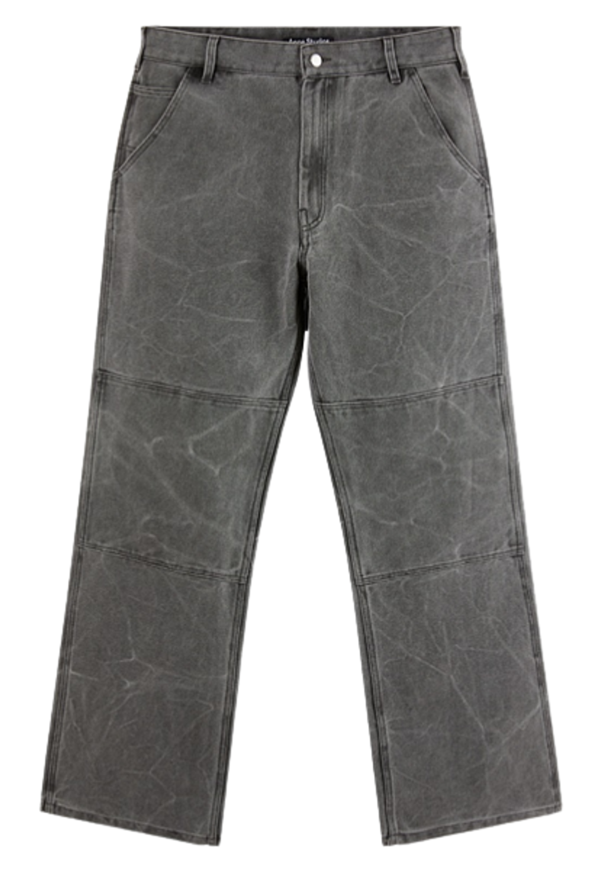 Acne Studios Dark Grey Palma Canva Trousers