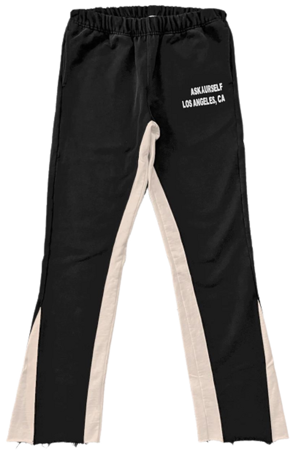 Askyurself Contrast Insert Flare Joggers