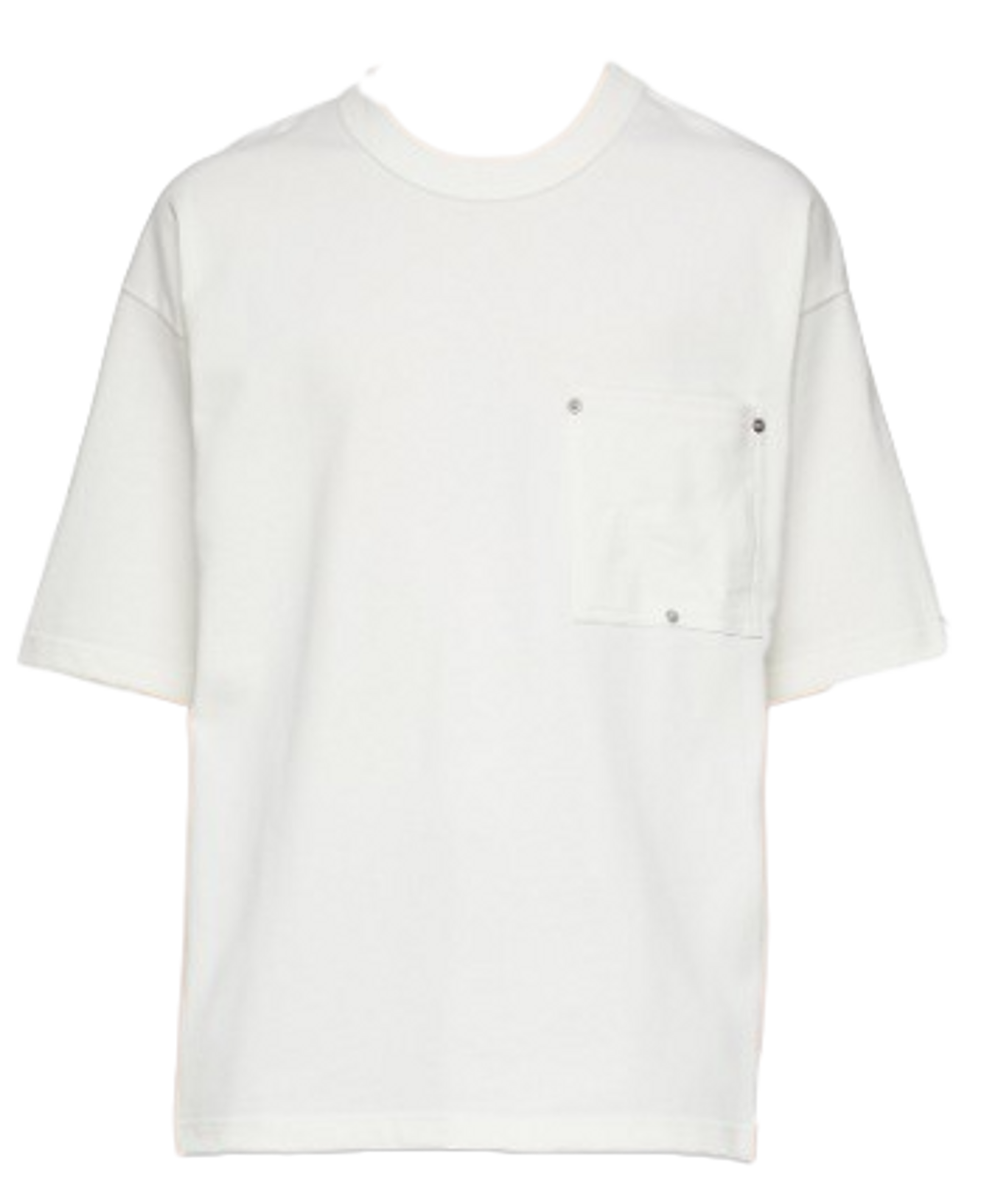 Bottega Veneta Chalk Oversized White Crewneck T-Shirt