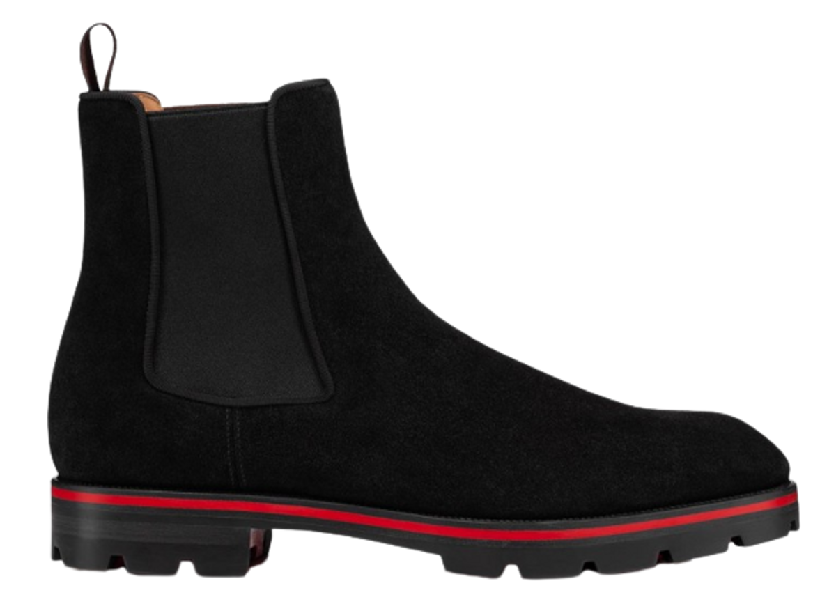 Christian Louboutin Calf Leather Black Boots