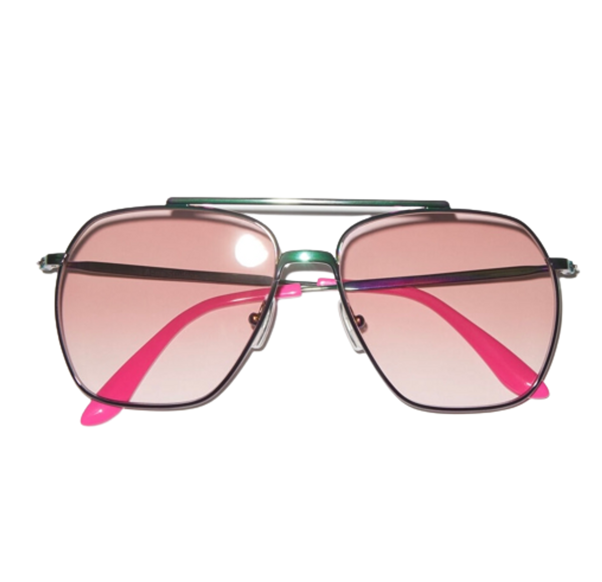 Acne Studios Pink Multicolour Sunglasses