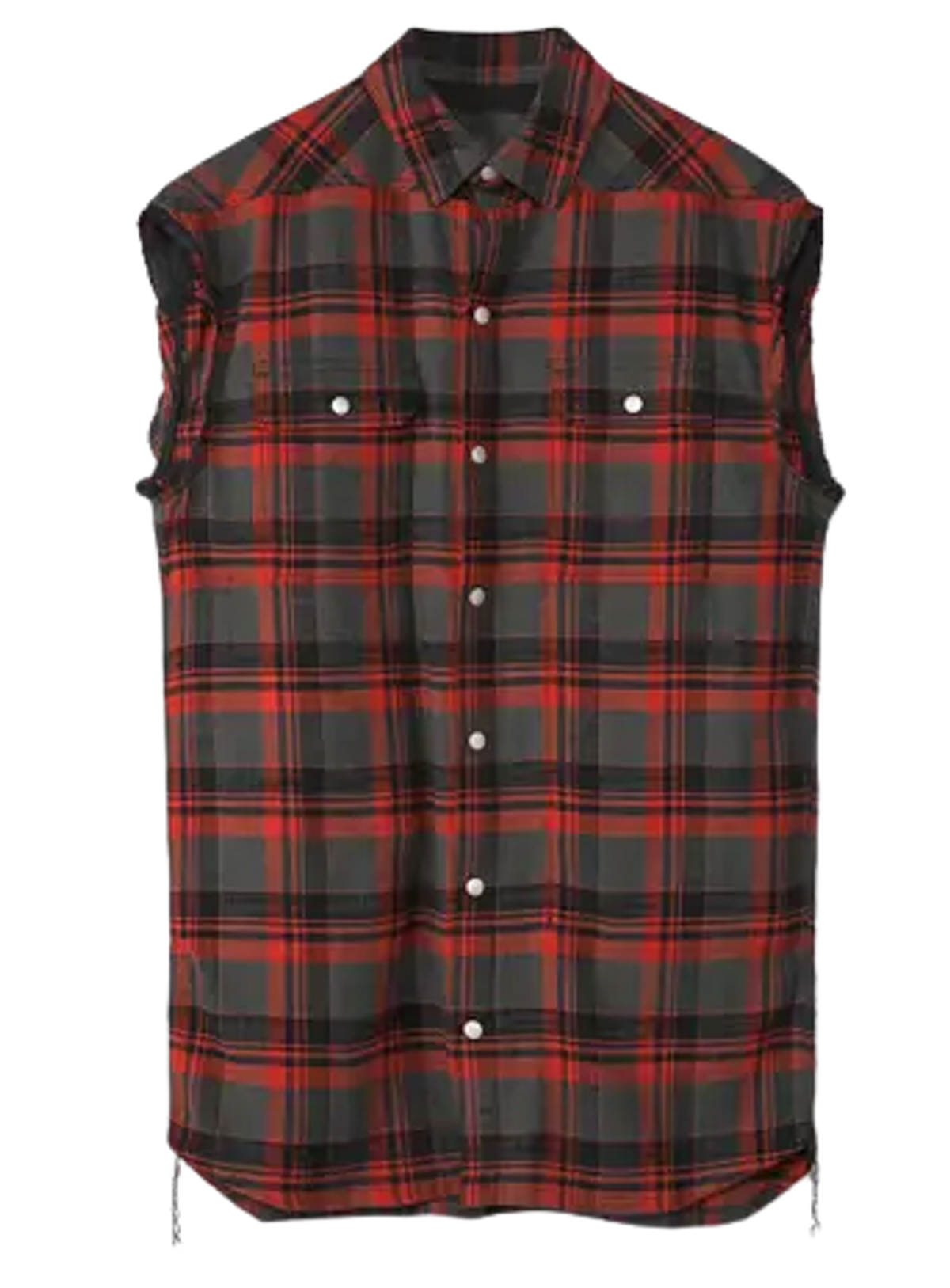 Rick Owens Red Jumbo Outershirt