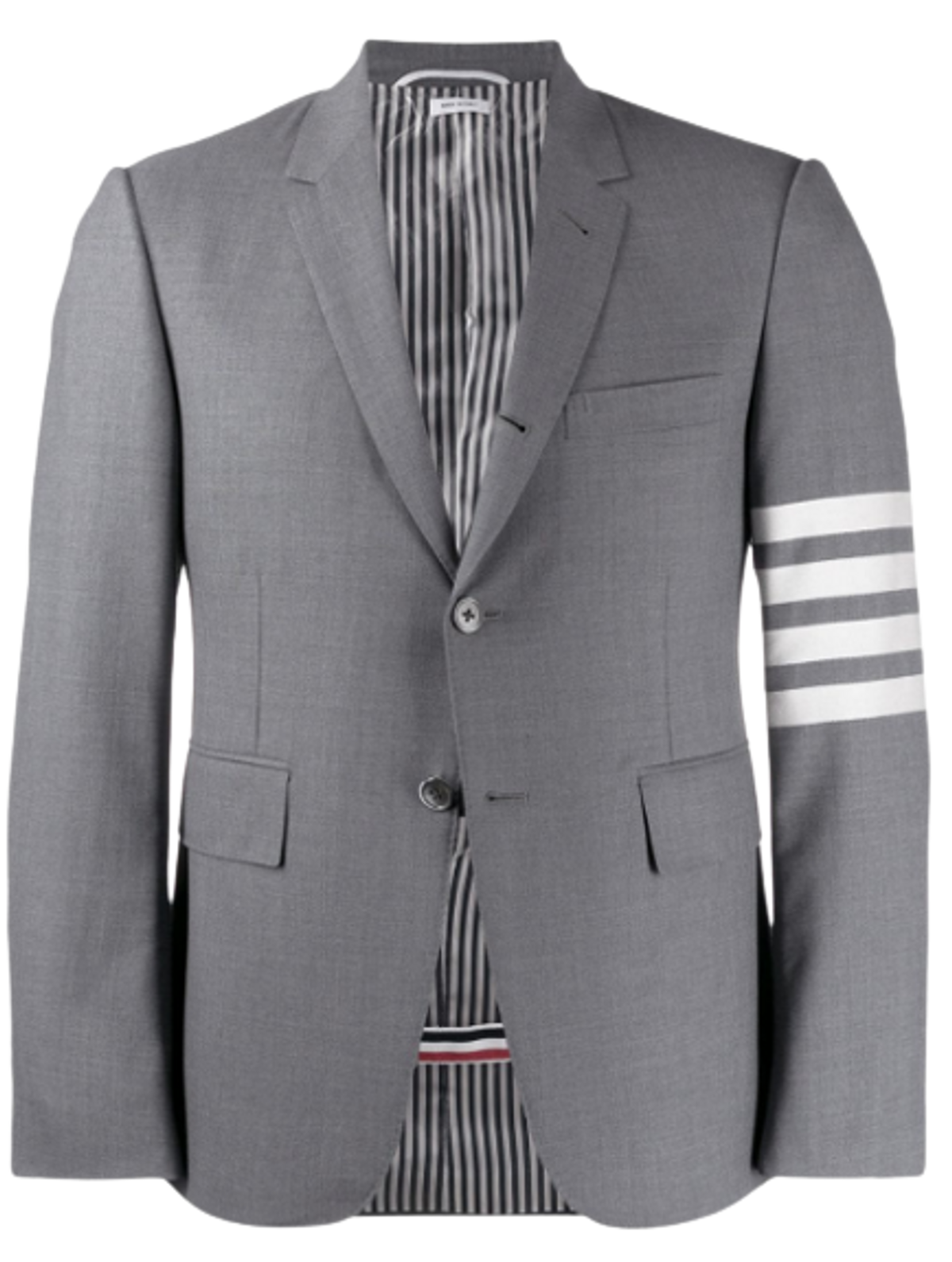 Thom Browne Sport Coat Four Bar Merino Wool Blazer