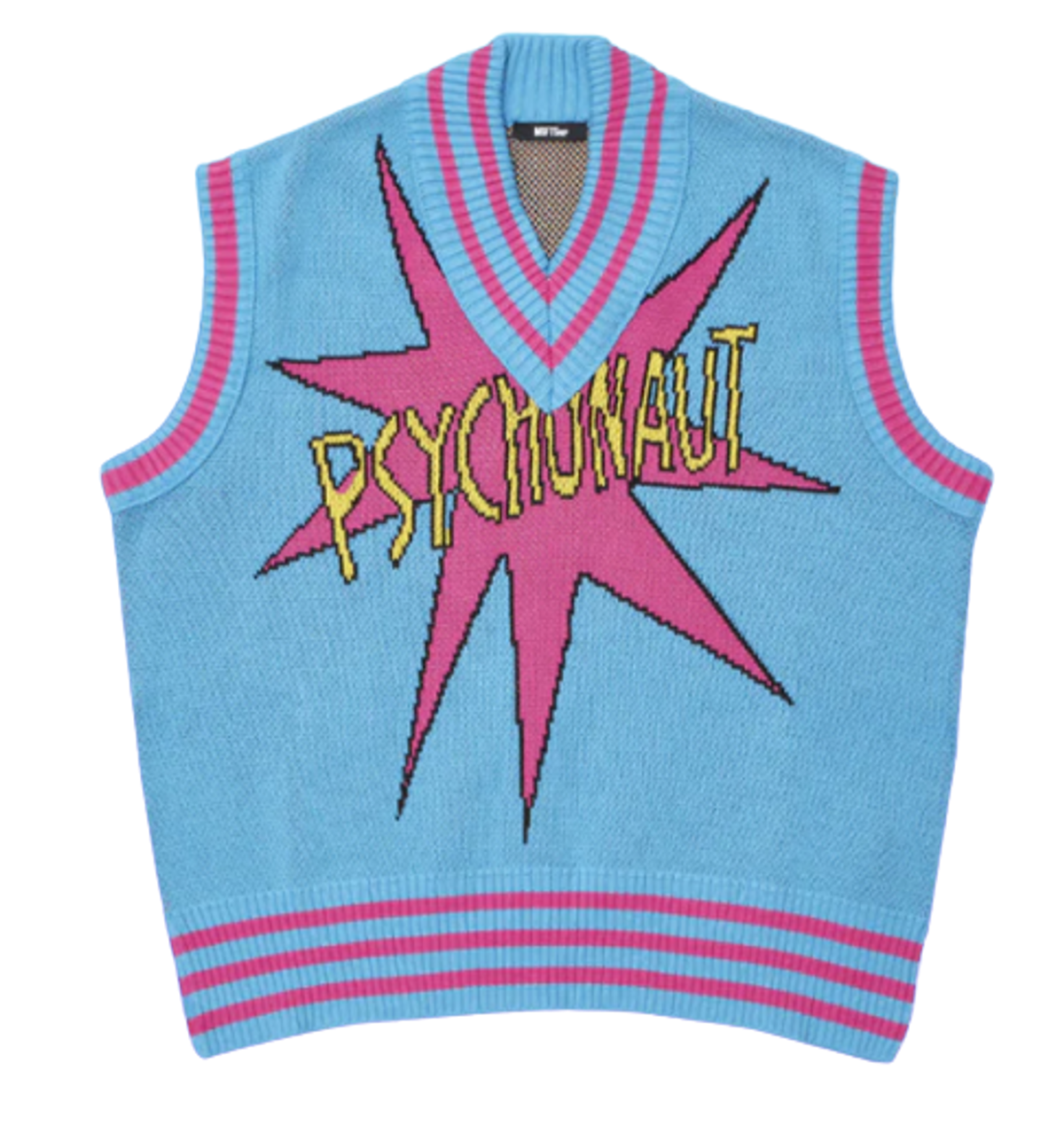 MSFTSrep Psychonaut Jacquard Blue Vest