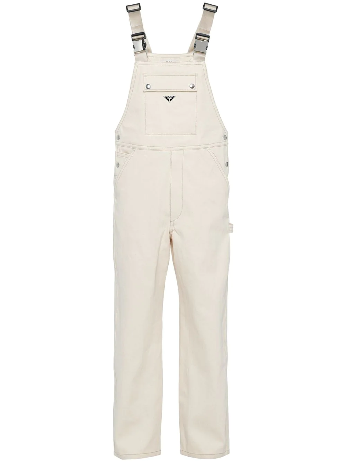Prada Beige Bull Denim Overalls WHAT’S ON THE STAR?