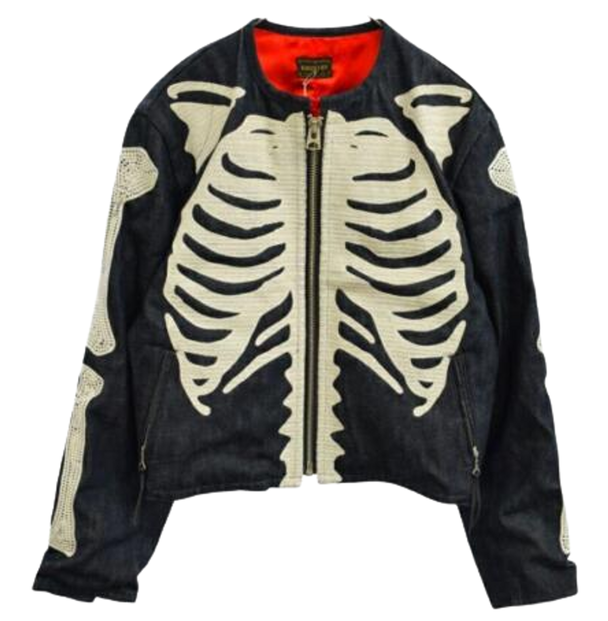 Kapital Denim Bone Crosby Biker Jacket
