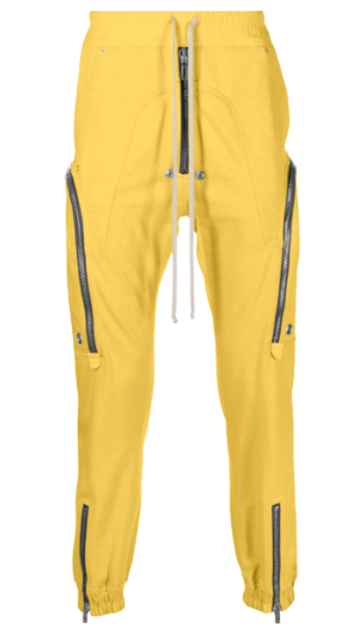 Rick Owens Yellow Bauhaus Cargo Pants