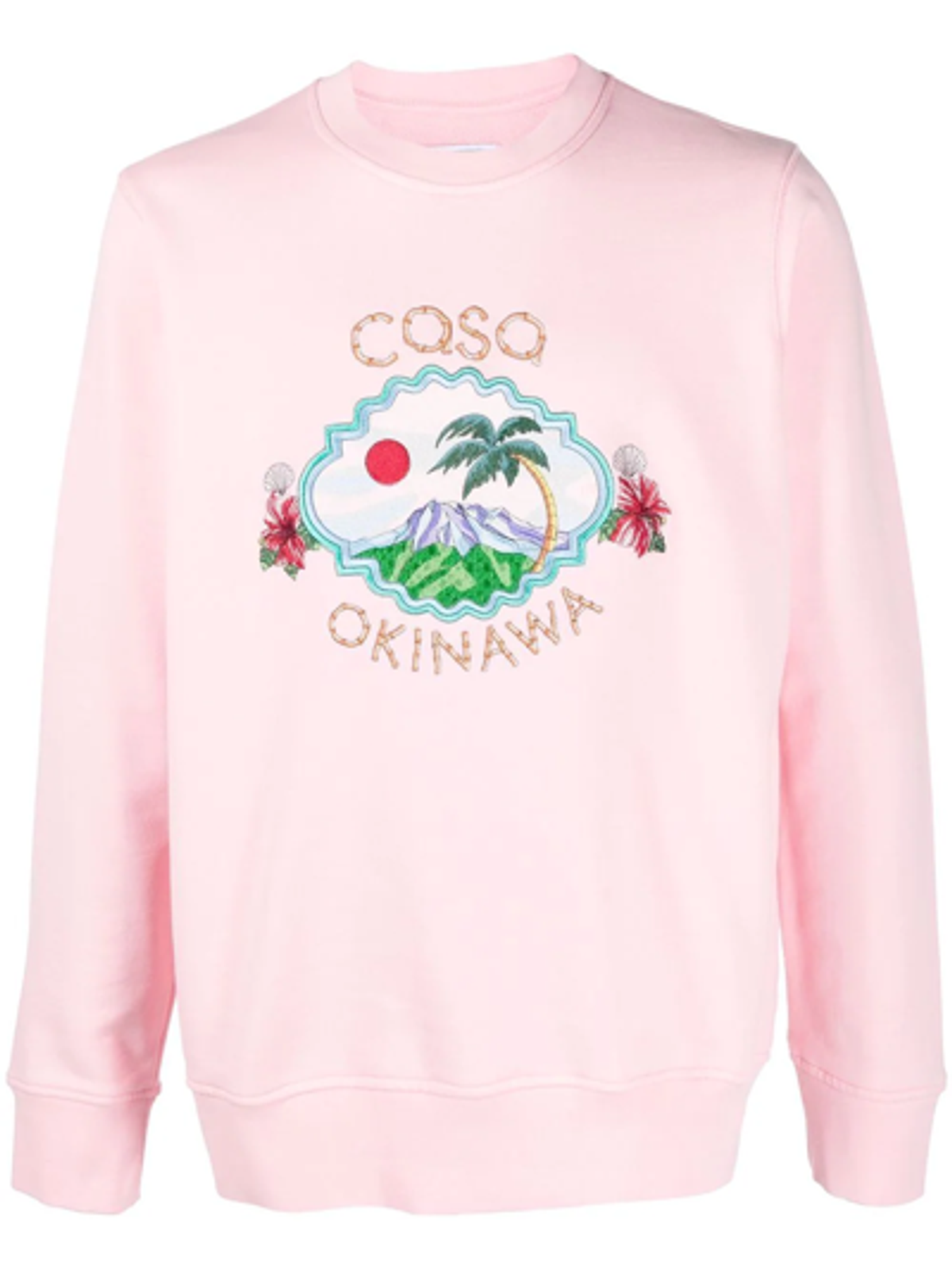 Casablanca Organic Cotton Embroidered-motif Multi-color Sweatshirt