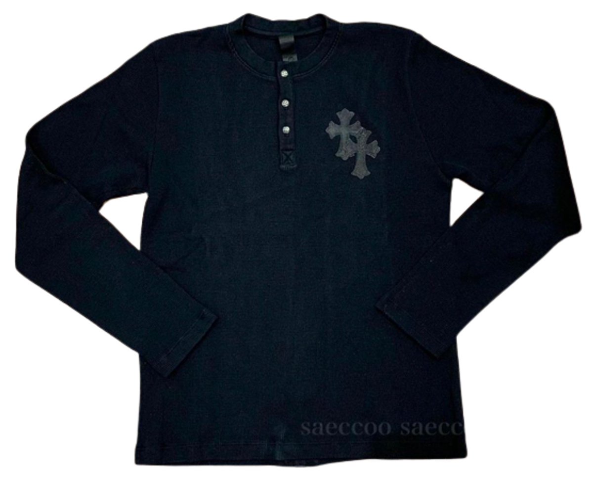 Chrome Hearts Cross Patch Long Sleeve Top