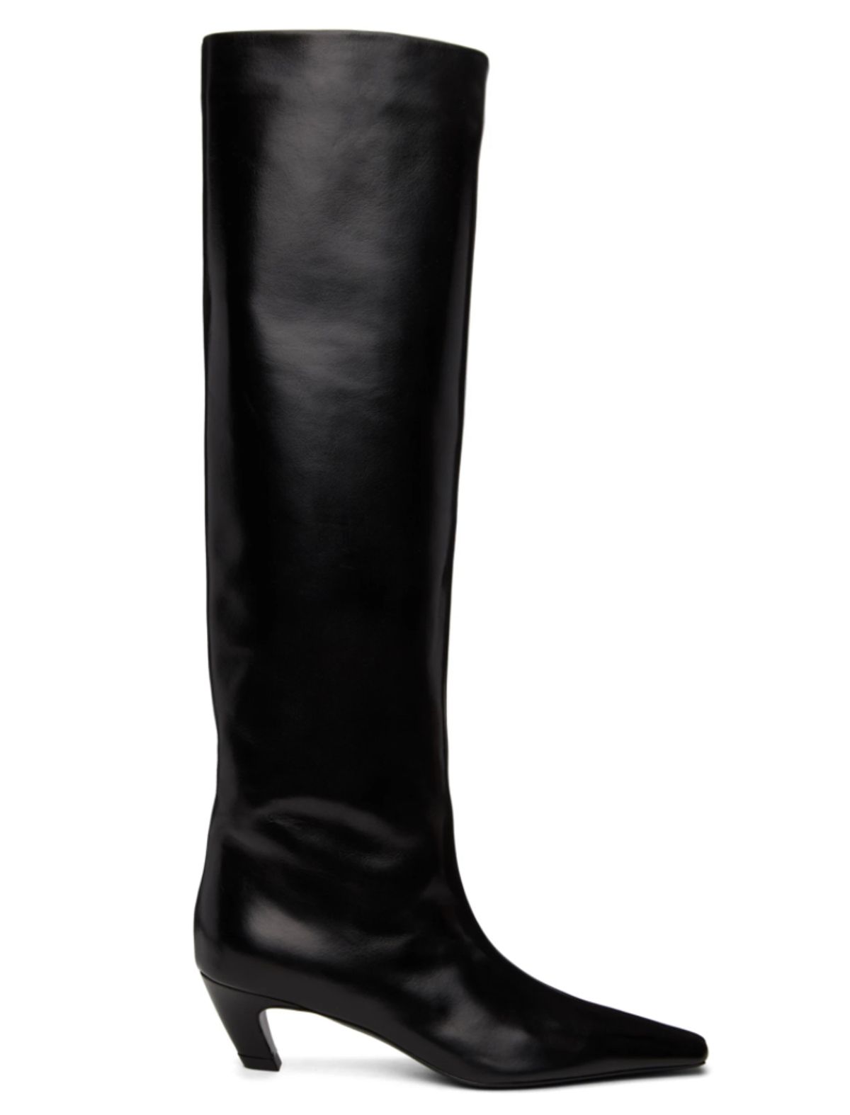 Khaite Black Davis Boot