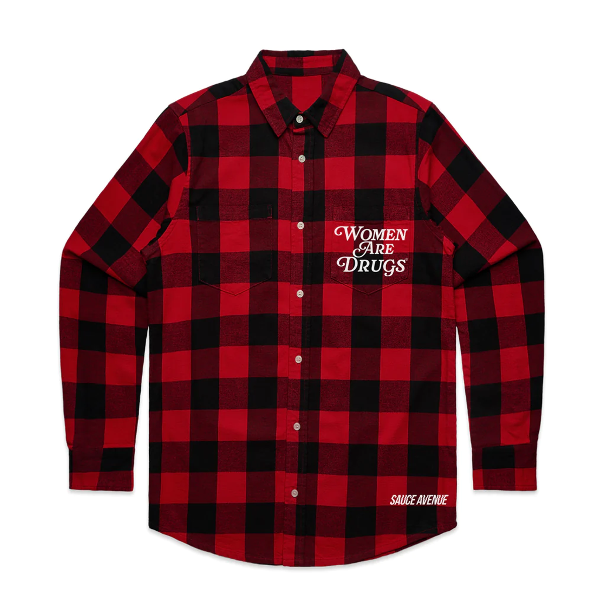 Sauce Avenue Red Flannel Shirt