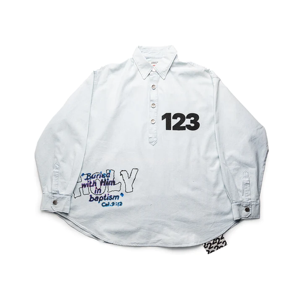 Rivington Roi Rebis Baptism Button Ls Shirt
