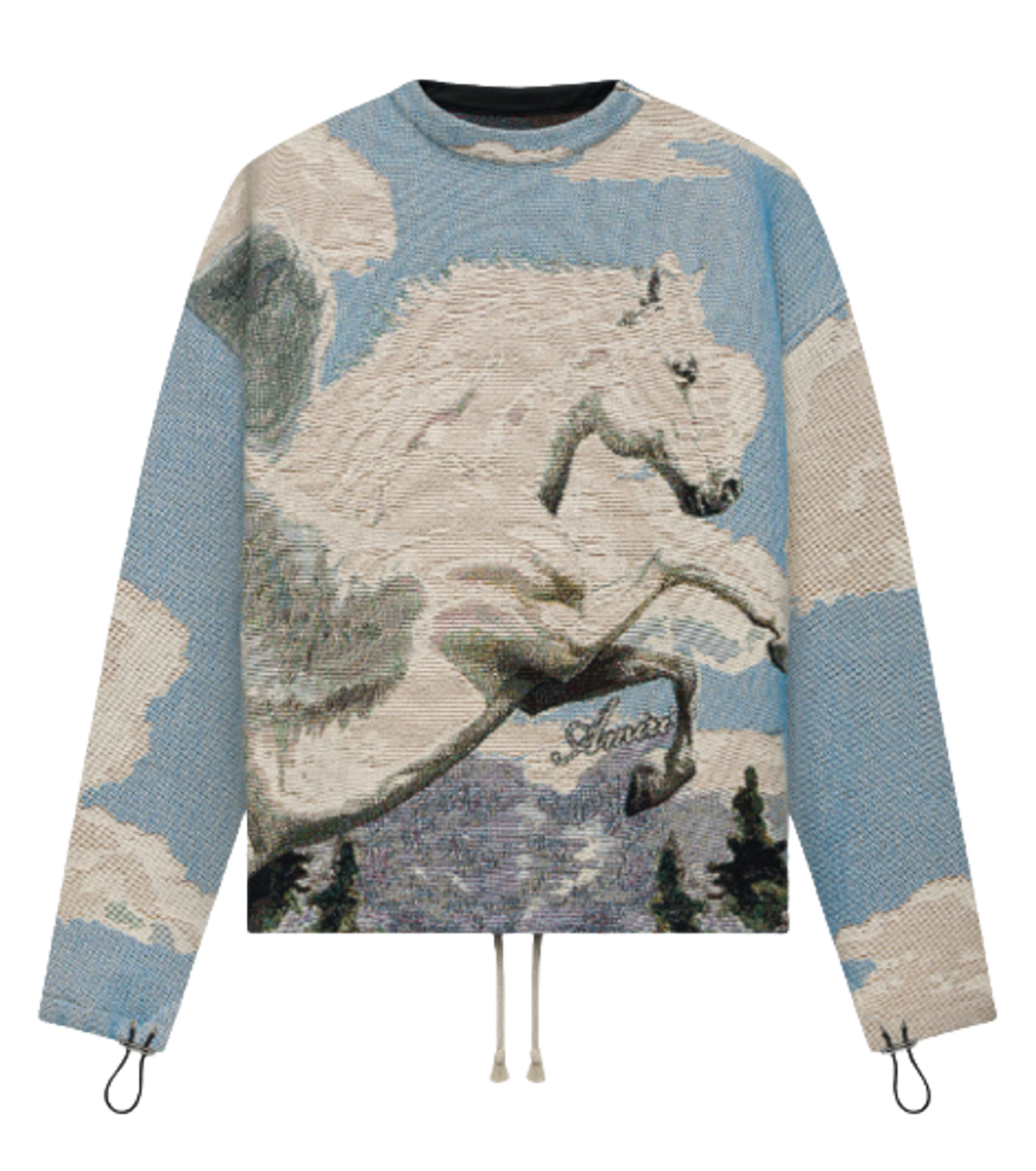 Amiri Tapestry Pegasus Crew Sweater