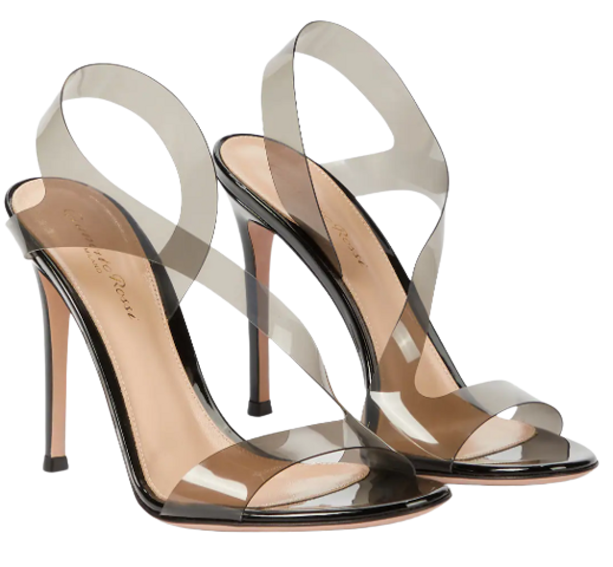 Gianvito Rossi Metropolis PVC Slingback Sandals