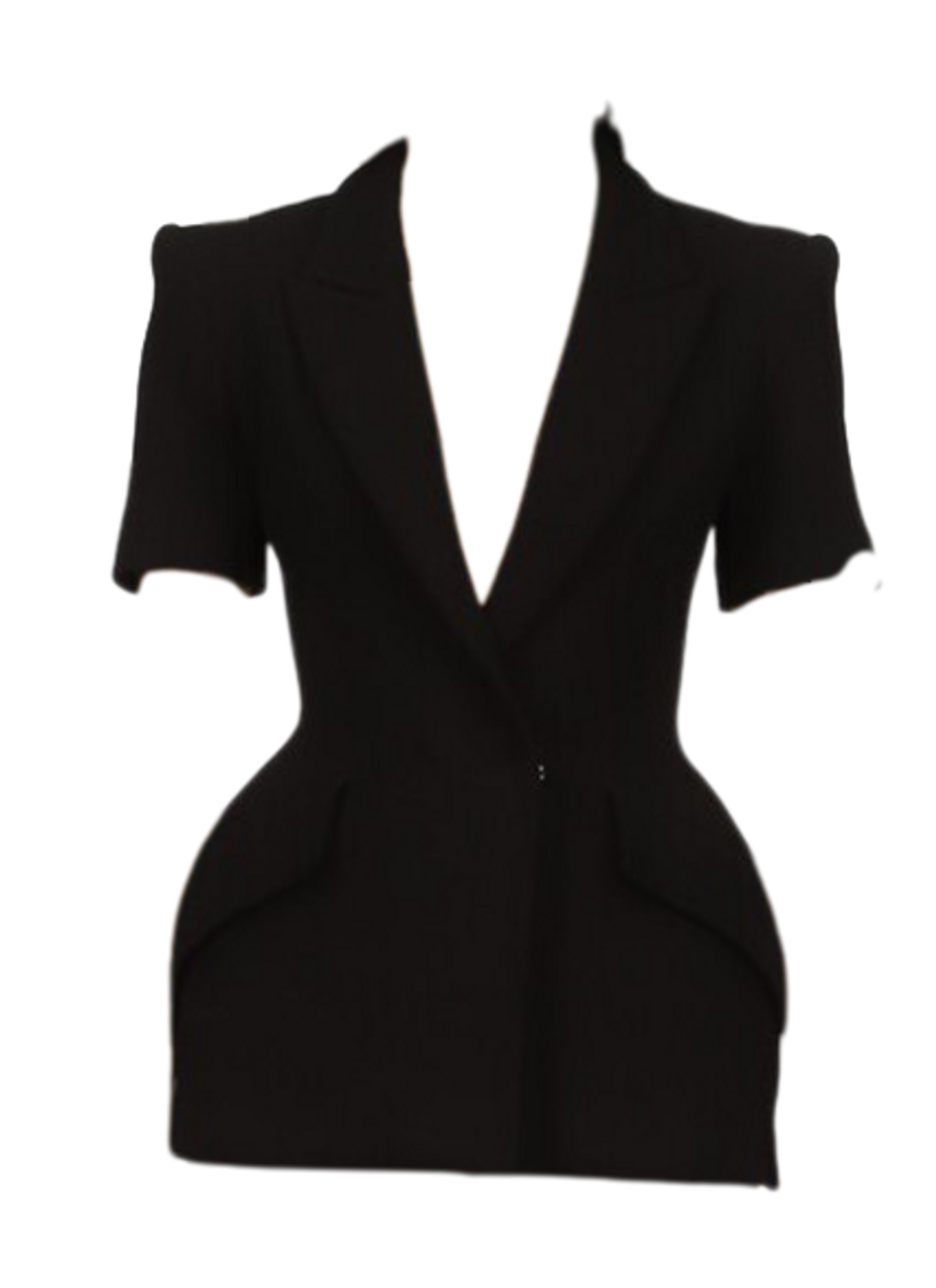 David Koma Black Tailored Wool-Blend Jacket