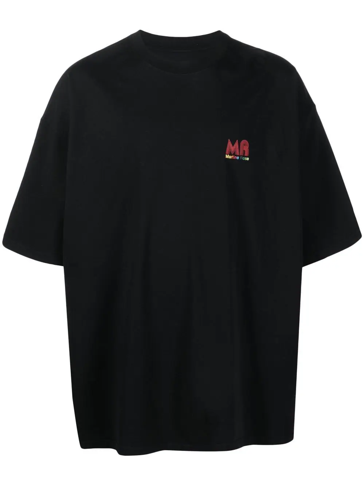 Martine Rose Black Acid Oversize Cotton Jersey T-shirt