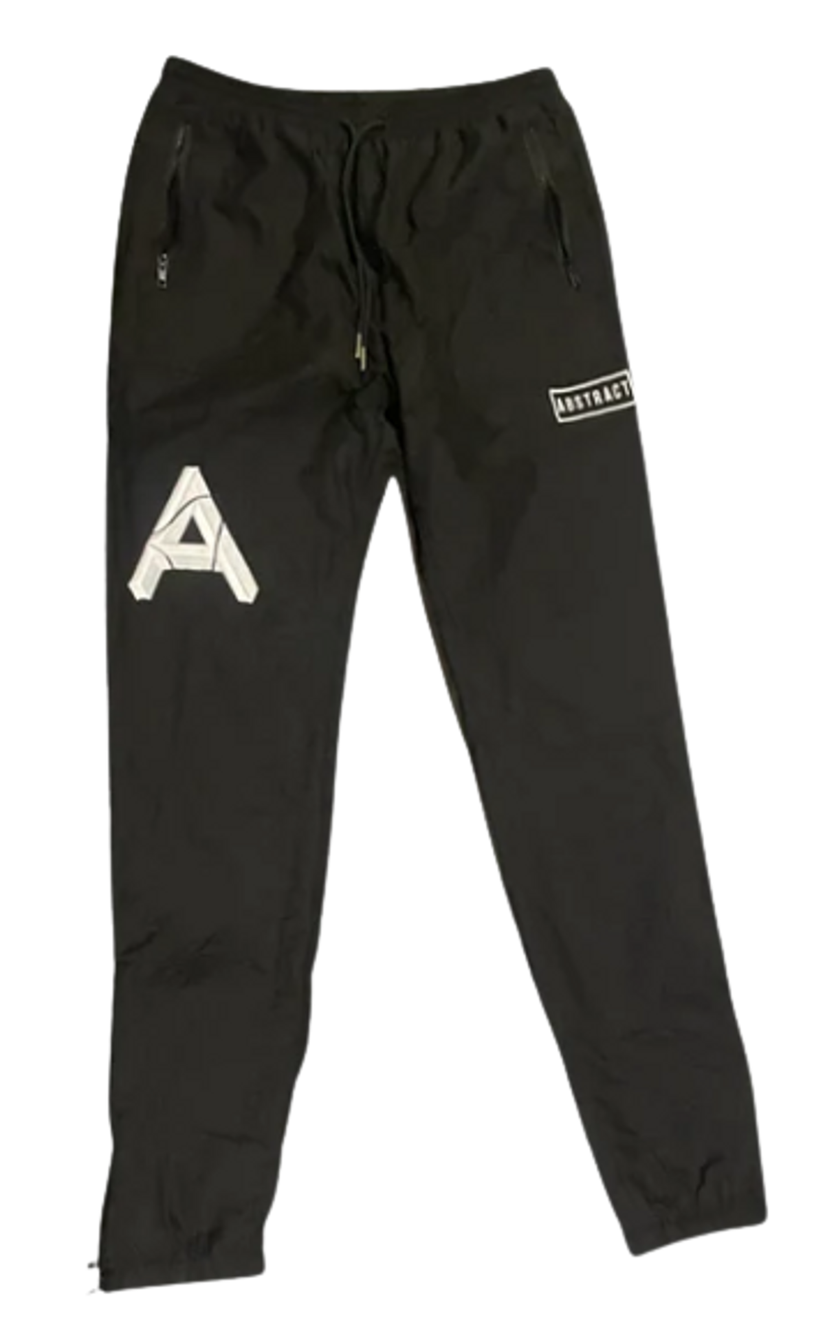Abstract Clothing Co. Black Logo Nylon Pants