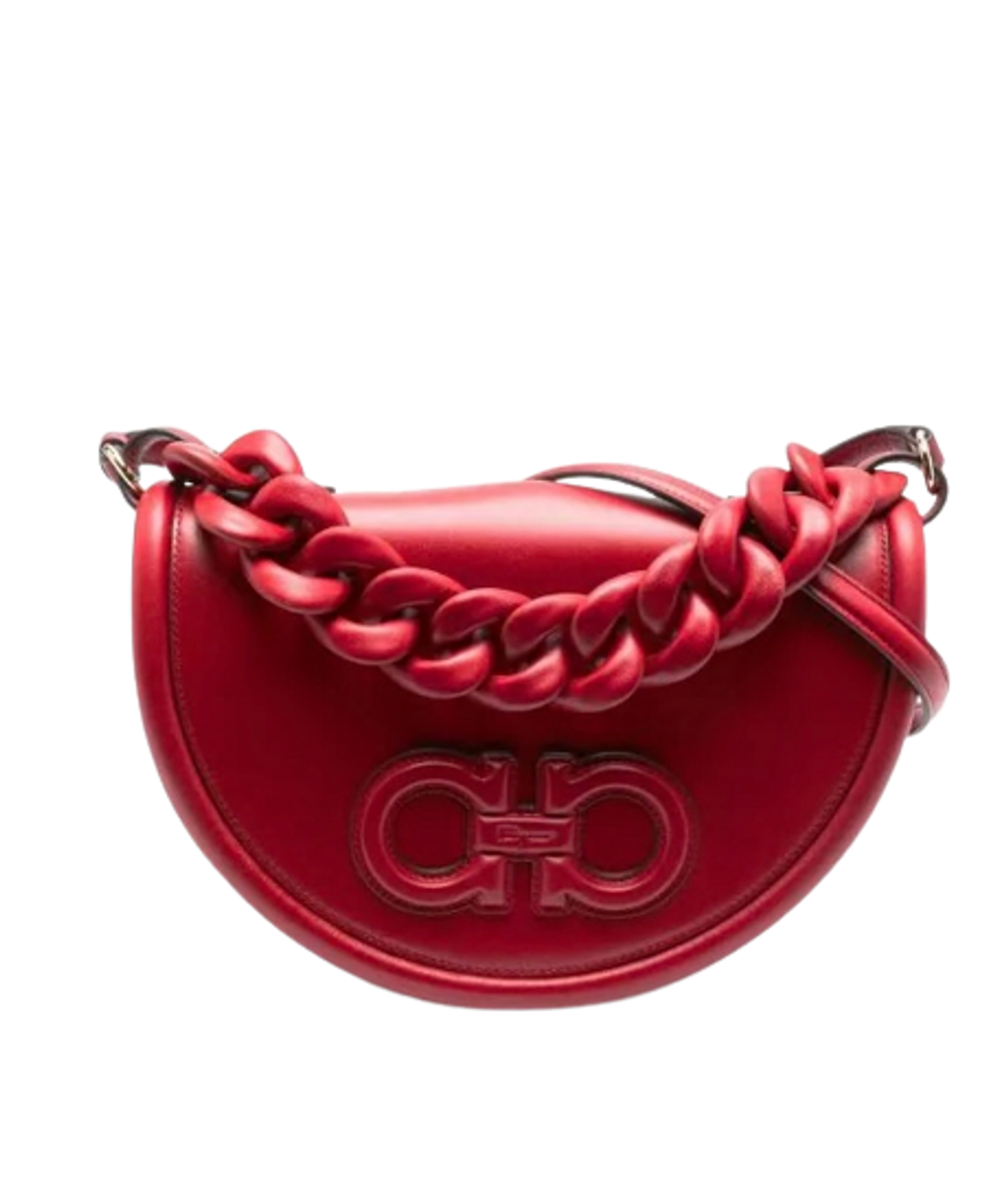Ferragamo Aura Leather Shoulder Bag