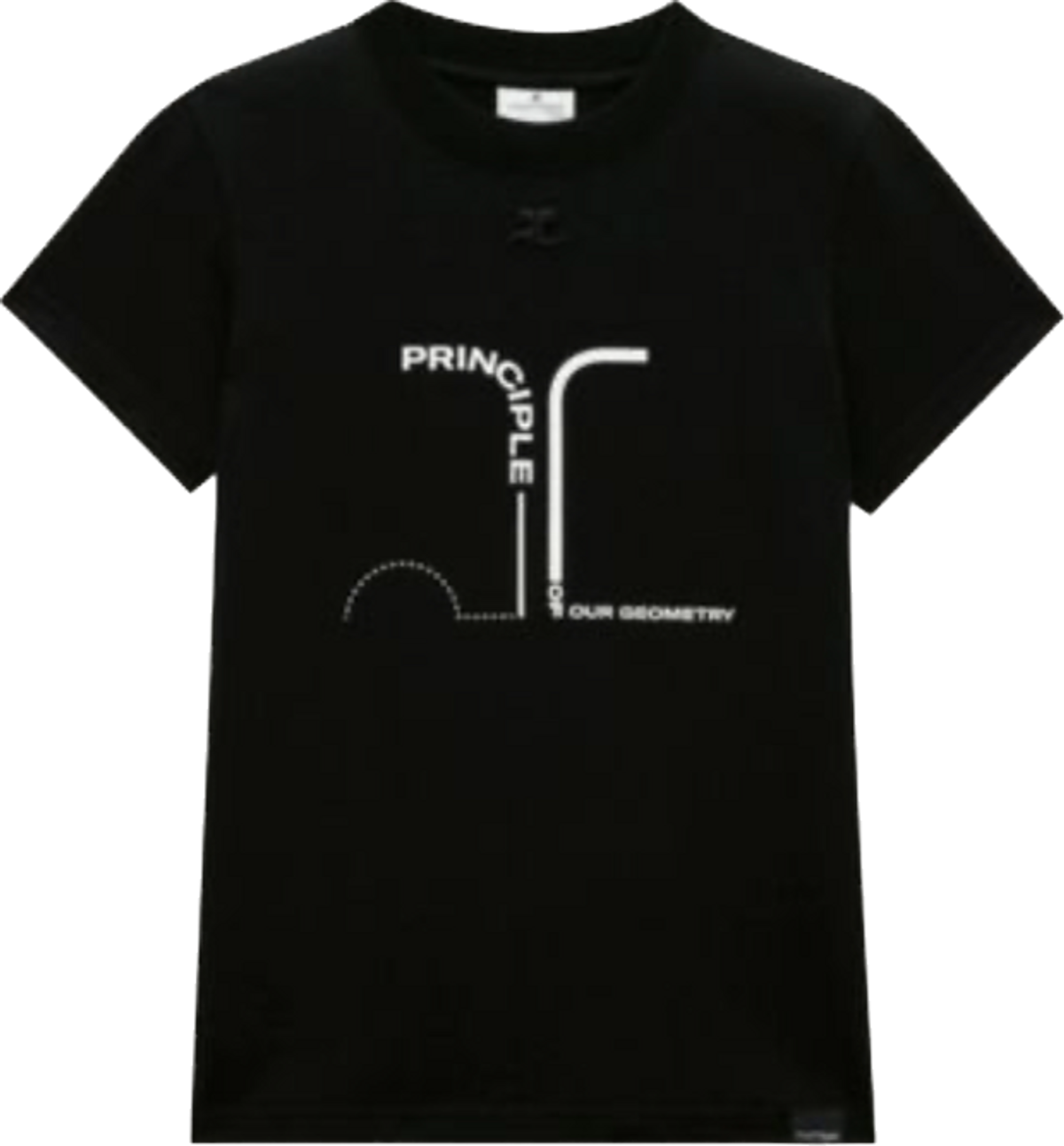 Courreges Street Style Plain Cotton Logo T-Shirts
