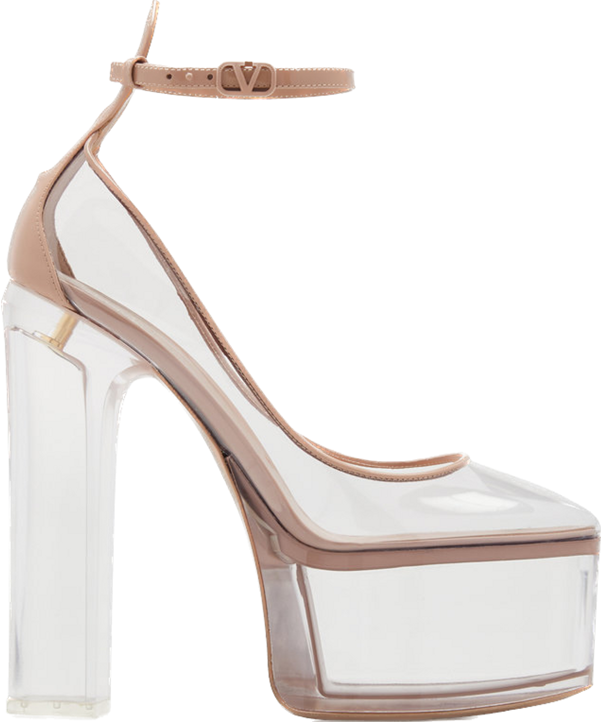 Valentino Garavani Tan-Go PVC Platform Pumps