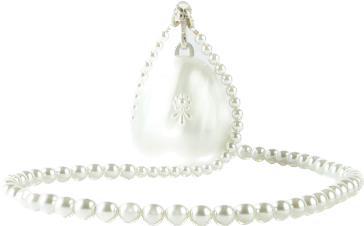 Simone Rocha Embellished Nano Egg Bag