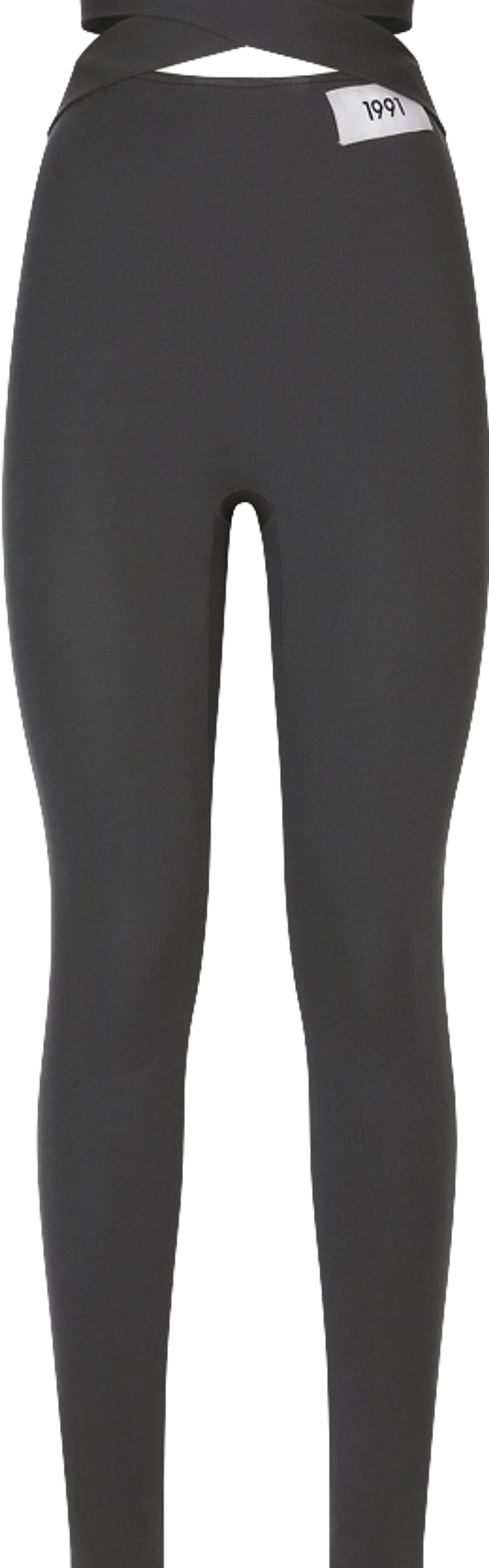 Dolce & Gabbana Viscose Crossover Strap Pants