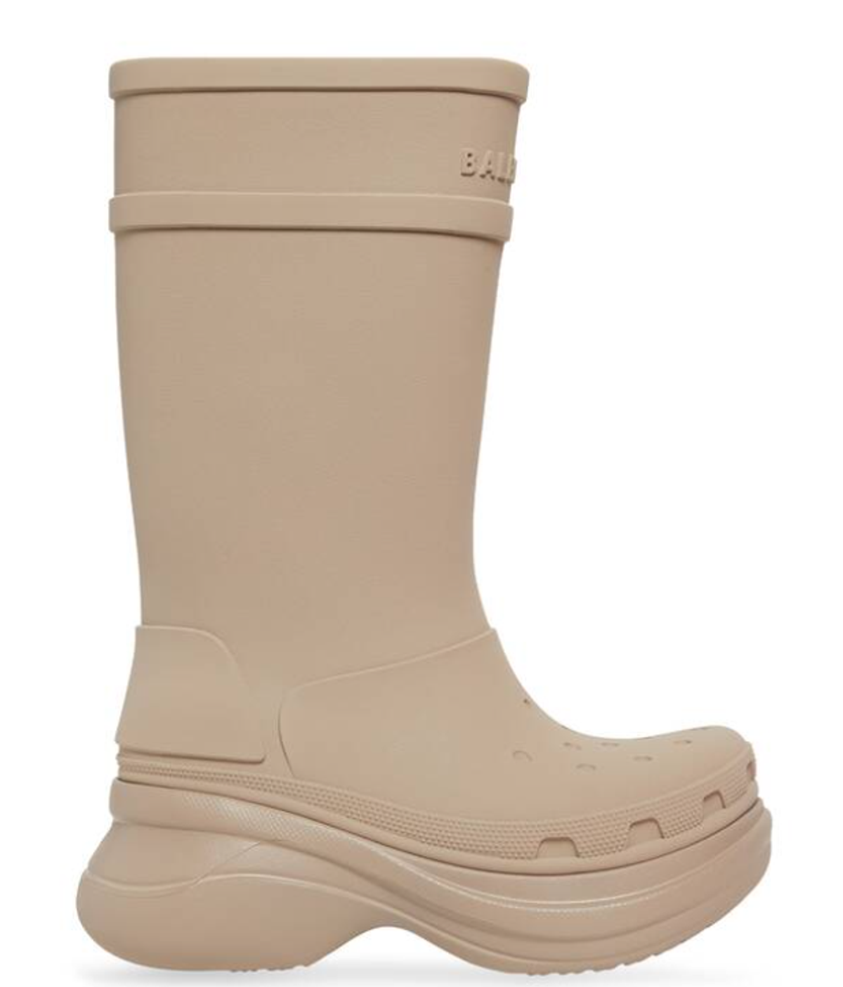 Balenciaga × Crocs Beige Boots