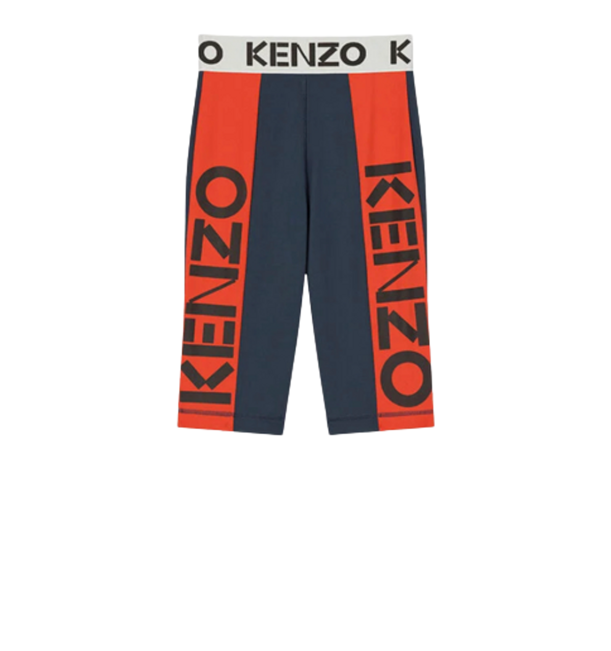 Kenzo Peach and Pink Striped Shorts
