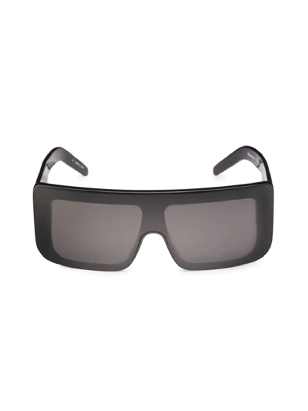 Rick Owens Black Documenta 60mm Square Sunglasses