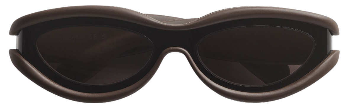 Bottega Veneta Black And Grey Hem Sunglasses