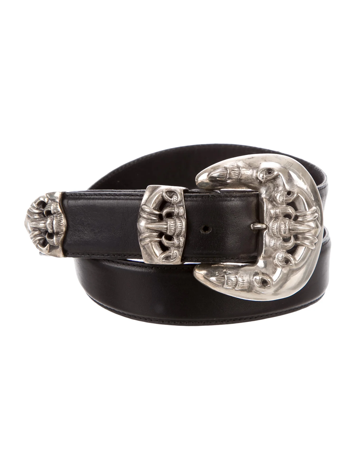 Chrome Hearts Sterling Silver Buckle Belt