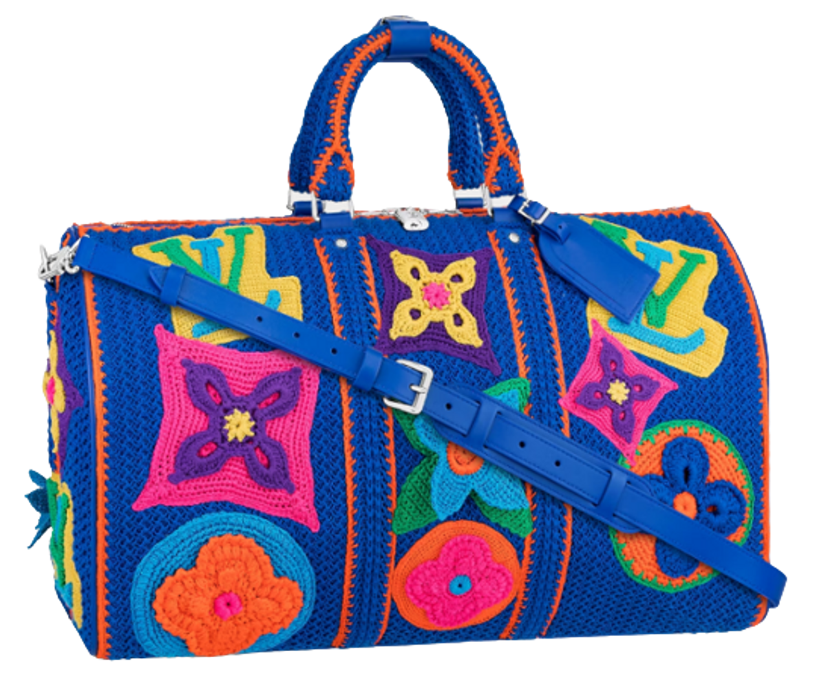 Louis Vuitton Keepall Bandoulière 50 Crochet Bag
