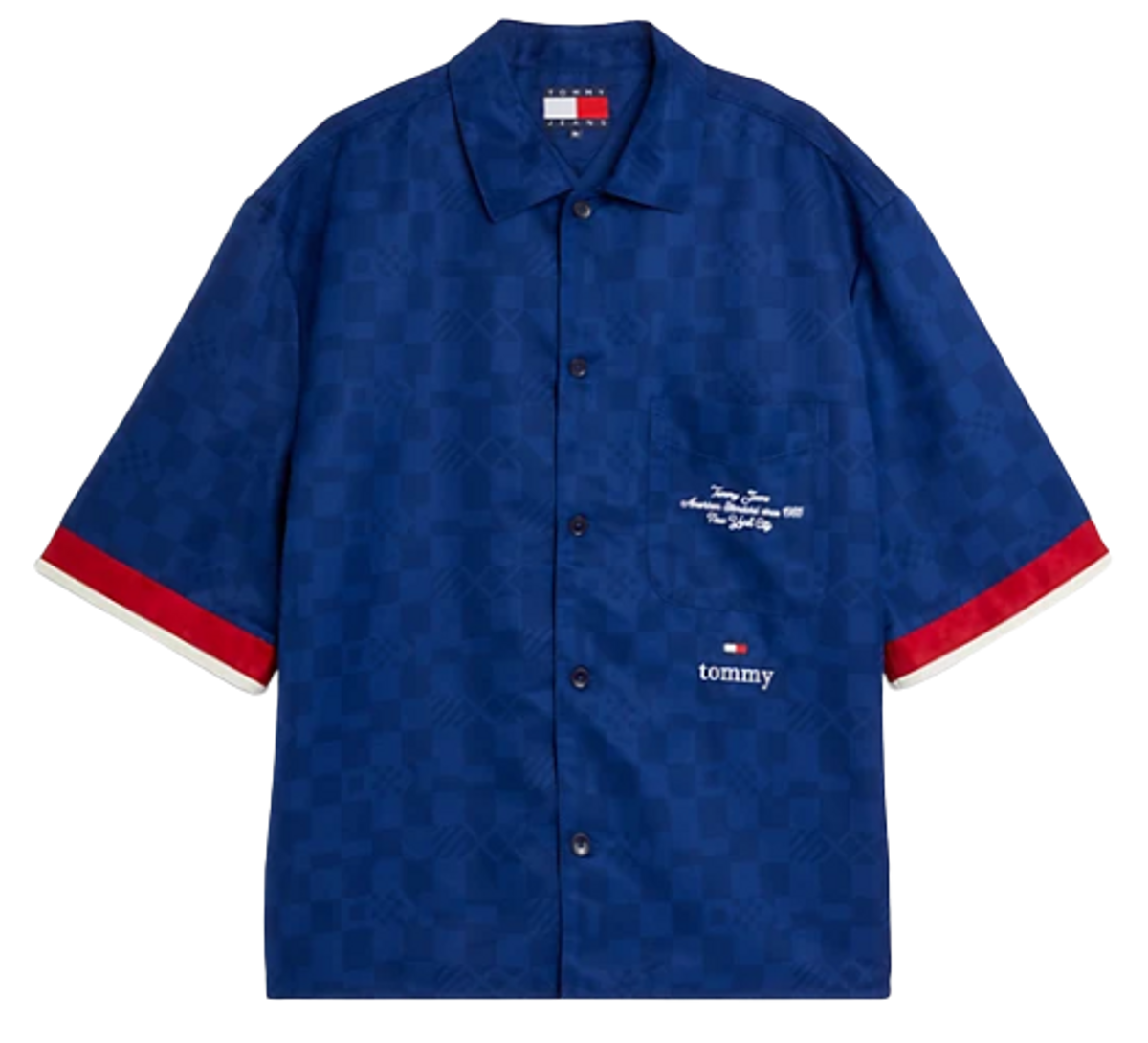 Tommy Hilfiger Checkerboard Short Sleeve Twill Shirt