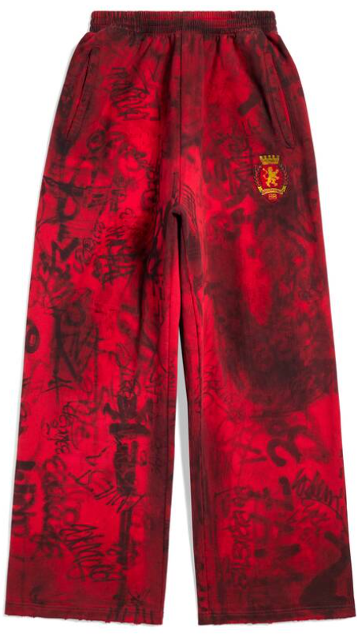 Balenciaga Red Skater Baggy Sweatpants