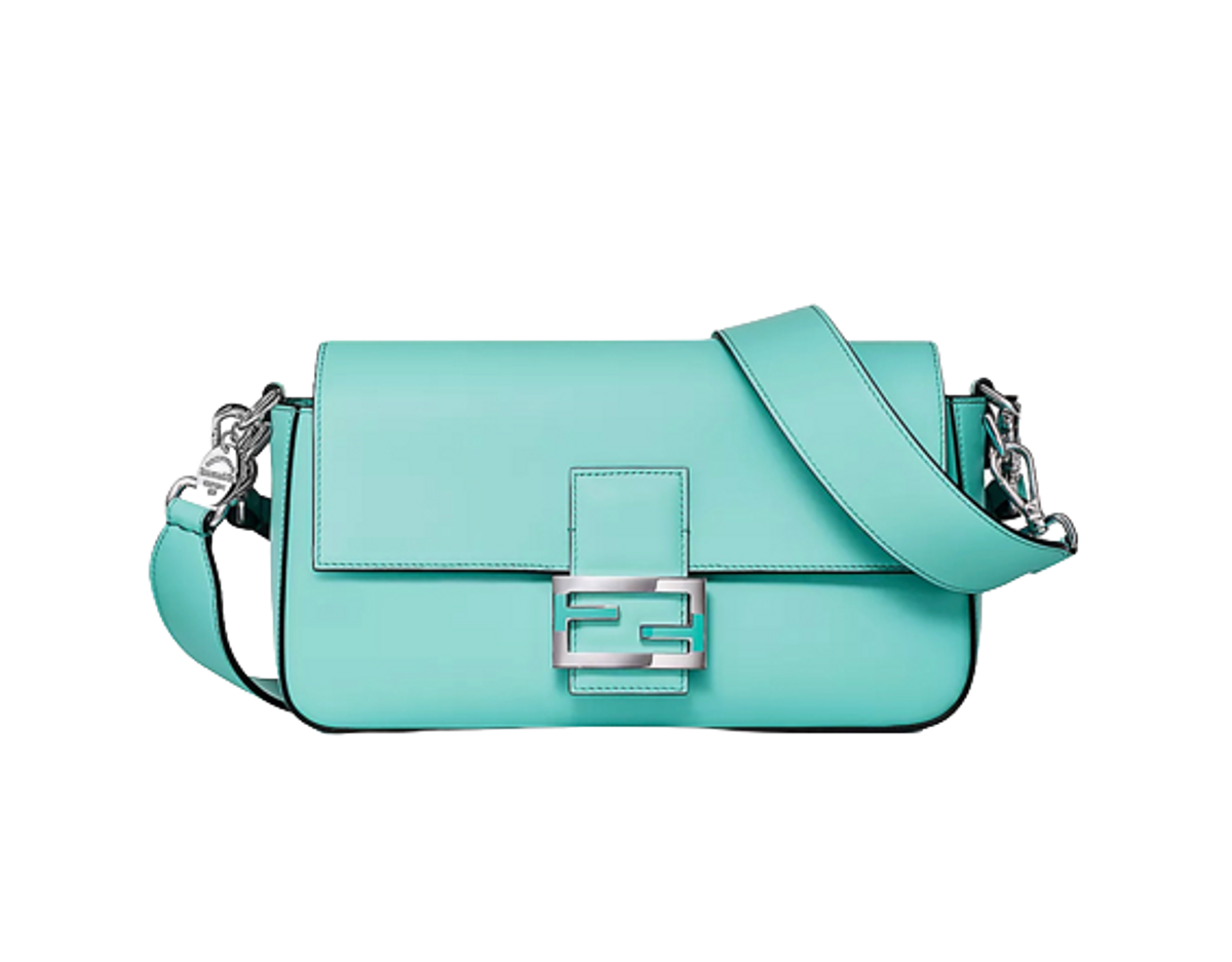 Fendi × Tiffany&Co Leather Medium Baguette Bag